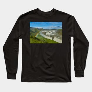 Gulfoss Waterfall, Iceland Long Sleeve T-Shirt